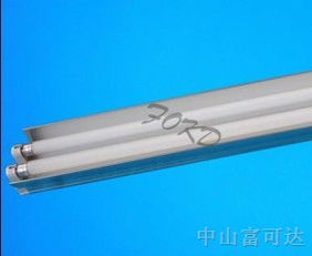 T5 2×28W 噴白帶反光罩鋁支架燈 高效照明解決方案詳解